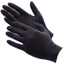 Load image into Gallery viewer, BLACK NITRILE GLOVES BULK PACK 1000 gloves per Case         (5000 gloves MINIMUM PURCHASE)
