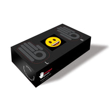 Load image into Gallery viewer, Smiley Face emoji® Black Nitrile Gloves
